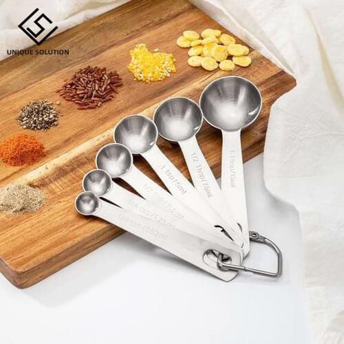 Measuring Spoons Set - Heavy Duty Stainless Steel Measuring Tools For Kitchen Cooking and Home Baking