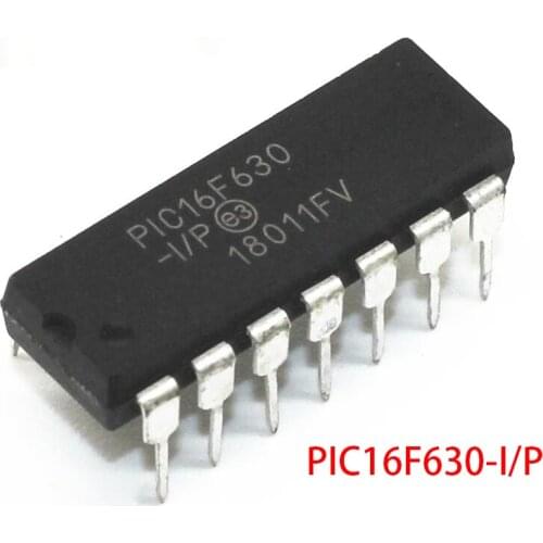 5PCS PIC16F630-I/P DIP14 PIC16F630-I DIP PIC16F630 DIP-14 16F630 new and original IC