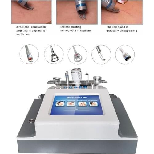 980nm Laser Diode Spider Vein Remover Machine Portable the newly 4in1 spider vein removal laser for nail fungus removal machine