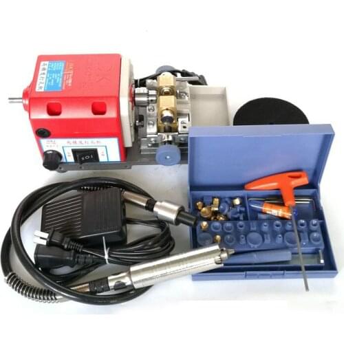 Big Power Pearl Drilling Machine with Shaft Handpiece jewellery manufacturing machine punching machine with a set of tools