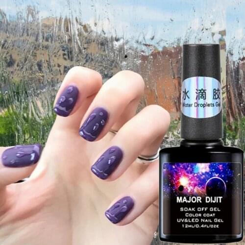 12 Colors Cracked Nail Polish Glue Phototherapy Glue Cracks Lacquer Gel Foil Varnish Nail Polish Its Base Color Gel Varnish 7ML