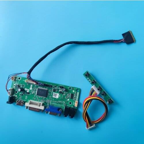For 15.6" LTN156AT30/LTN156AT32 1366X768 Panel Screen Controller board Kit DIY monitor cable VGA LED LCD HDMI-compatible DVI