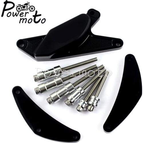 Motorcycle Aluminium Frame Slider Crash Pad Engine Stator Case Saver Cover Falling Protector For Suzuki GSXR 600/750 2006-2012