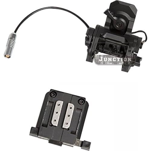 Tactical Ground Spec Goggle Mount GSGM w/ Helmet Shroud Adapter Plate Set For AN/AVS-6 AVS-9 PVS-23 ANVIS GPNVG-18 Night Vision