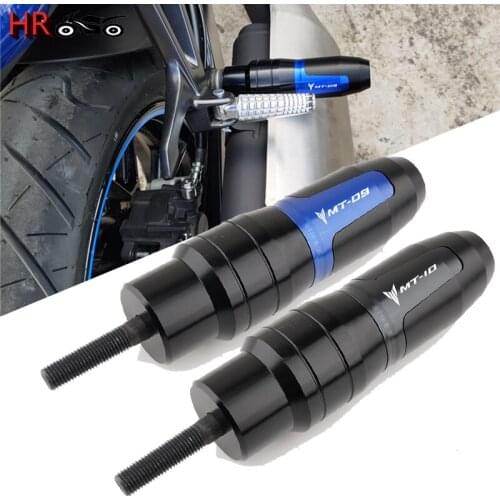 Newest Motorcycle CNC Accessoires Falling Protection Exhaust Crash Pad Slider For YAMAHA MT03 MT09 MT10 MT 03 09 10 FZ09 FZ10