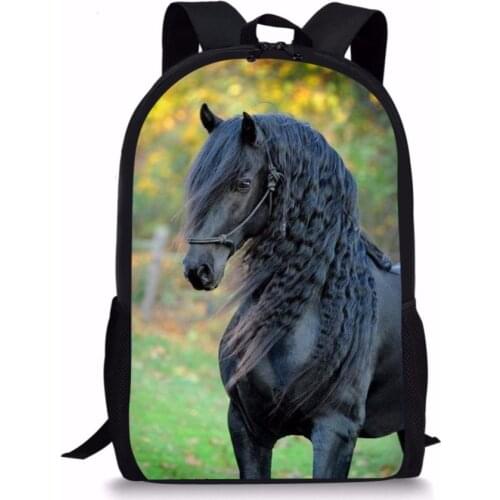 New 2021 Handsome Horse School Bag for Teenager Girls Primary Kids Backpack Tumblr Notebook Satchel Mochila Infantil