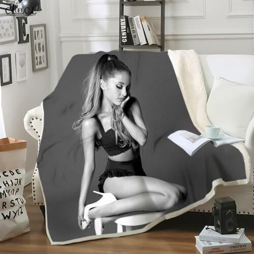 Star singer Ariana Grande Blankets 3D Printing Child Adult Quilt Throws Blanket sofa Travel Youth Student Blanket Drop Ships