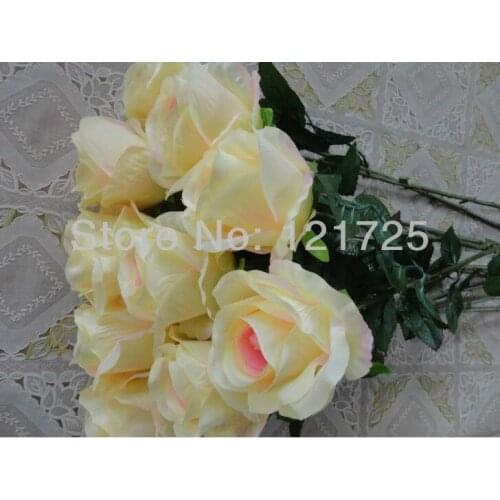 Single flower rose design artificial flower for home decoration