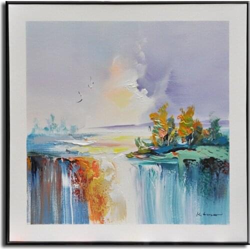 Original oil painting seascape hand-painted Home decoration painting famous high quality Modern artists painting 18011809