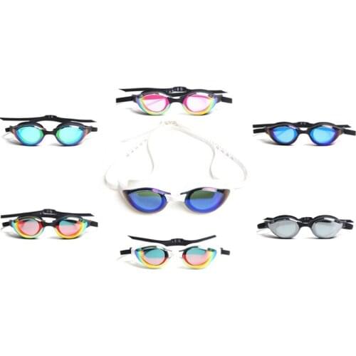 Professional Goggles Anti-Fog UV Protection Adjustable Swimming Goggles Women Waterproof Silicone Glasses Eyewear