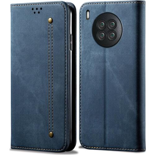 Honor50 5G Luxury Case Solid Leather Card Slot Magnetic Phone Holder for Huawei Honor 50 Pro Case Honor 50Pro Flip Cover Fundas