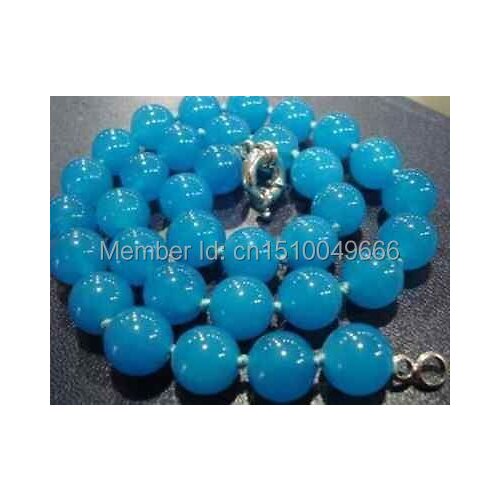 Su231 FREE SHIPPING>>10mm Brazilian Beads Necklace 18"