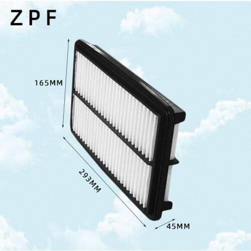 Factory Outlet WA10339 OEM 17220-5J6-A10 Plastic Non-Woven Car Air Filter for HONDA Pilot Ridgeline 293*165*45mm A2815