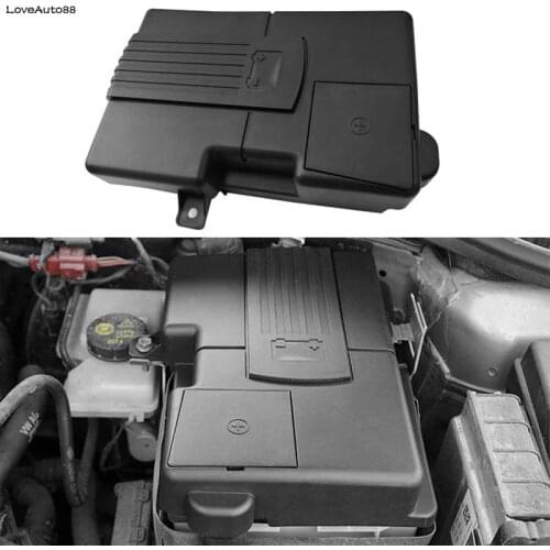 Car Battery Positive Negative Cover Engine Battery Protective Box For Volkswagen VW T-ROC TROC 2017 2018 2019 2020 2021