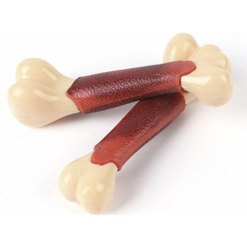 Dog Teething Chew Toys Dog Chew Toys For Aggressive Chewers Real Beef Flavor Imitation Bone Durable For Large Medium Small Dog