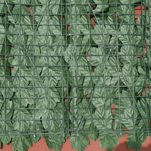 1*0.5M Artificial Privacy Fence Screen Faux Ivy Leaf Screening Hedge for Outdoor Indoor Decor Garden Backyard Patio Decoration