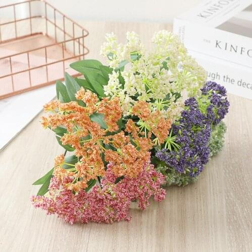 1 bundle Simulation Foam Vanilla Flower Ball Office Home Decoration Fake Flower Diy Flower Arrangement Material
