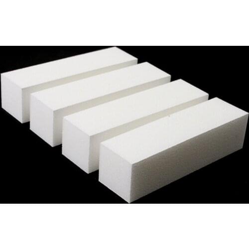 10Pcs White Buffing Sanding Files Block Pedicure Manicure Care Nail Art Buffer
