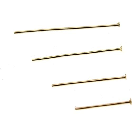 100pcs Stainless Steel Flat Head Pins for Jewelry Making Headpins Needles Earrings Beads Connector Earring Findings Supplies