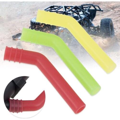 3 Pcs Silicone Exhaust Extension Tube for KYOSHO HoBao RC 1:10 1:8 Car BM88