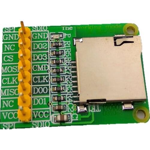 4pcsTF Card Module SDIO SIP Mode Two in One 3.3V Driver