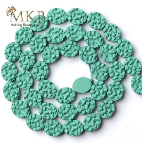 8mm Natural Stone Green Hematite Stone Matte Rubber Round Beads For Jewelry Making Spacer Loose Beads Diy Bracelet Jewellery15"