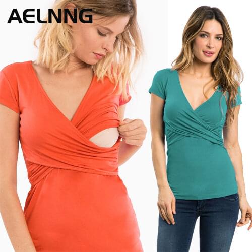 AELNNG Maternity T-shirts
