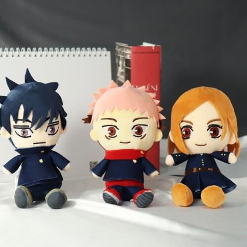 Jujutsu Kaisen Anime Cosplay New Plush Gojo Itadori Fushiguro Inumaki Kugisaki Cute Soft Fans Gift Collection Props Wholesale
