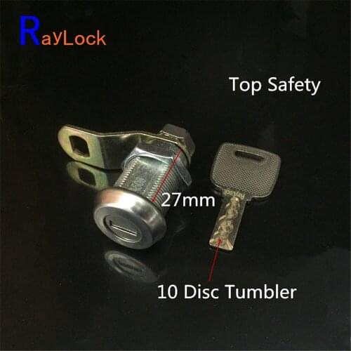 RayLock safety brass snake key mailbox lock furniture type drawer lock with 90 degree rotation