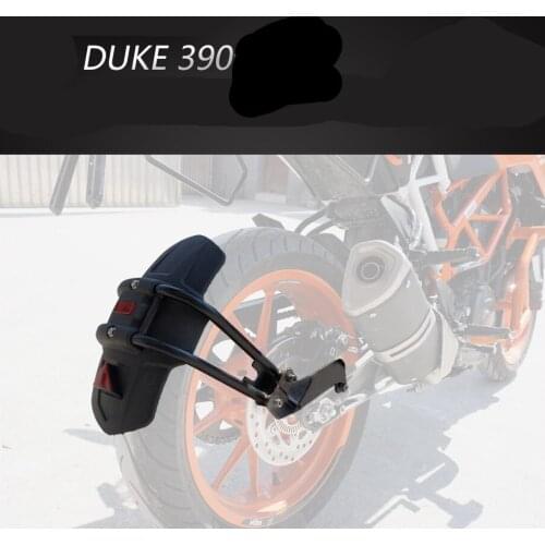 For KTM Duke 390 DUKE390 Motorcycle Rear Fender Mudguard License plate Light Holder Support with