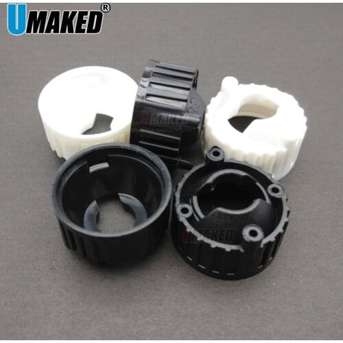 30pcs led len holder White and black 2pin bracket for 1/3W High power PMMA 20mm led ligh beads smooth face LED lens free ship