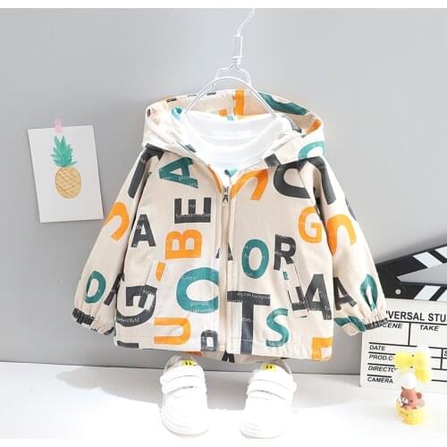 Children Clothing Boys Autumn 2021 New Children Cartoon Jacket 1-3 Years Old Baby Spring And Autumn Tops Kids Cardigan Tide