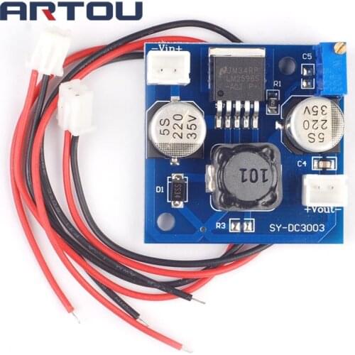 LM2596S-ADJ DC-DC Adjustable Buck Module Regulated Power Supply Module with Line Ultra-small Regulator Module