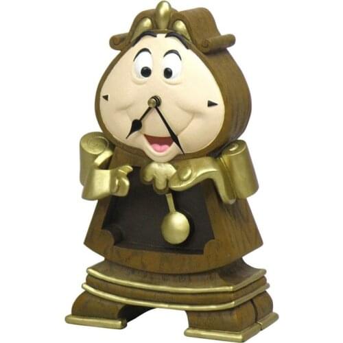 Original Beauty and the Beast Cogsworth Clock Action Figure Model Collection Home Decoration