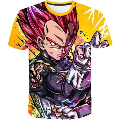 Anime 3D printing male/female T-shirt male T-shirt summer 3D printing animation casual T-shirt top
