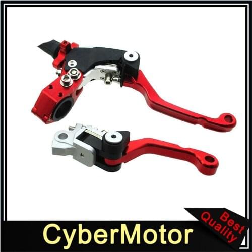 Racing Foldable Clutch Brake Handle Lever For Chinese 150cc-250cc Braaap Lucky MX DHZ Stomp Pit Dirt Bike Motorcycle