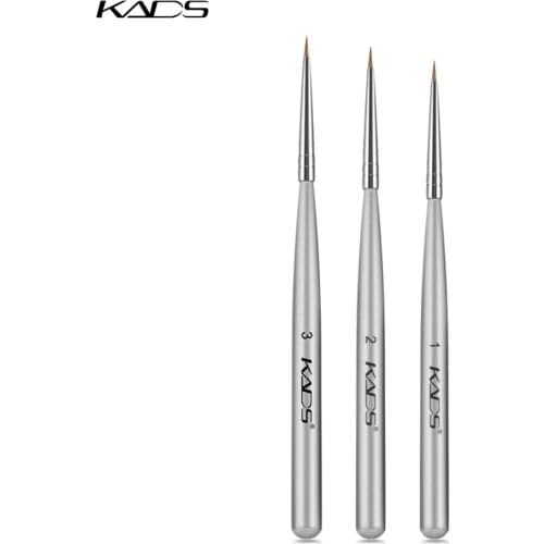 3pcs/set Nail Art Brush Lines Flower Painting Brushes Acrylic UV Gel Polish Tips 3D Design Professional Manicure Brush Drawing