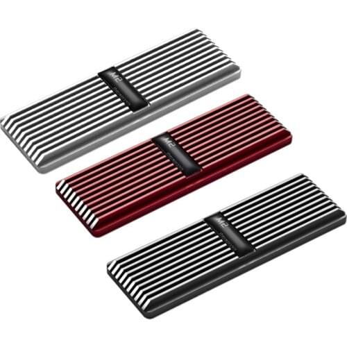 M.2 SSD Heatsink Cooler 2280 Solid State Hard Disk Aluminum Cooling Thermal Pad NVME NGFF Radiator