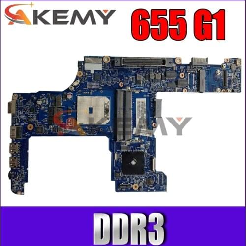 AKemy Laptop Motherboard For HP Probook 645 655 G1 AMD Mainboard 745884-001 6050A2567101-MB-A03 DDR3