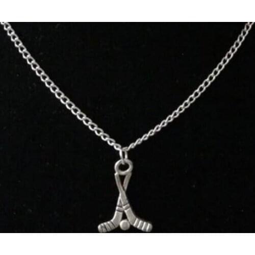 Fashion Summer Style Necklace ! Hockey Vintage Charms Pendants Necklace For Women & Men Jewelry