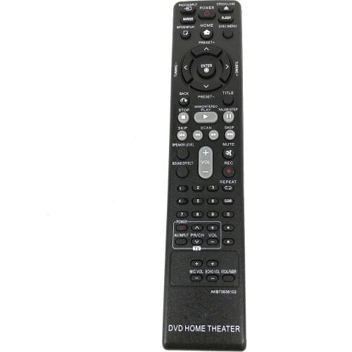NEW remote control AKB73636102 For LG DVD HOME THEATER AKB37026852 DH4130S HT304 HT305 HT532 HT805 HT806 HT906