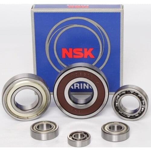 Original imported NSK deep groove ball bearing series 6002ZZ and 6002DDU