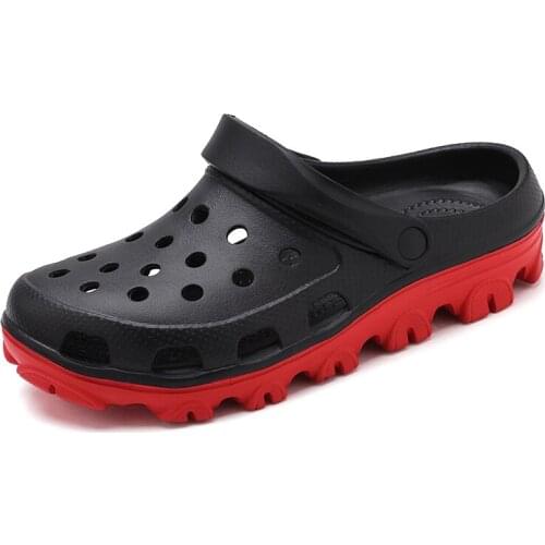 Large size51Men Sandals Crocks Summer Hole Shoes Rubber Clogs Women EVA Unisex Garden Shoes Crocse Beach Flat Slippers Wholesale