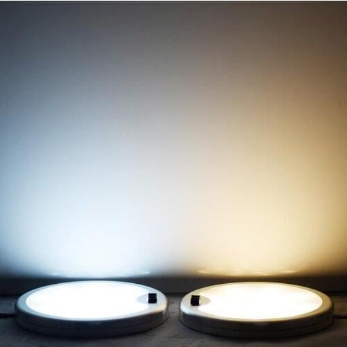 3W Motion Sensor 12V LED Light Puck Lamp Kitchen Under Cabinet Light Wardrobe Cupboard Closet PIR Night Lighting