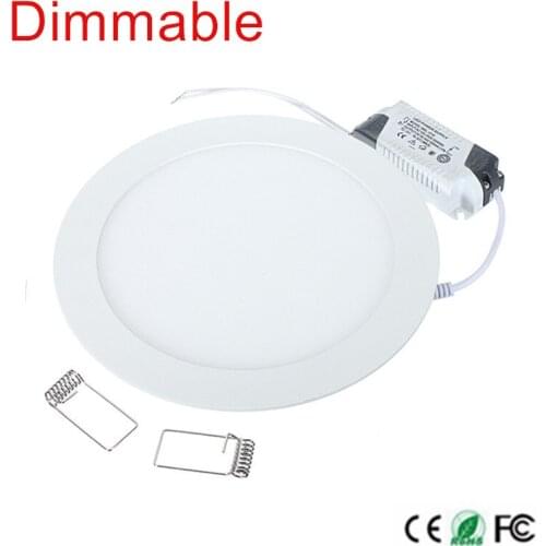 Ultra thin Recessed Mounted 25W AC85~265V Dimmable LED Ceiling light Cool/Natural/warm white LED Down light Panel light