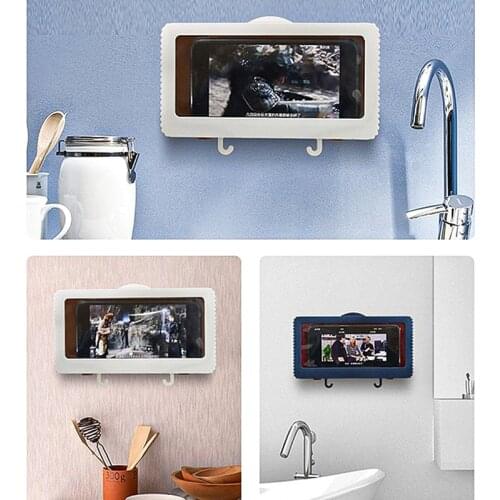 Waterproof Phone Case Rotatable Seal Phone Box Bathroom Shower Protection Touch Screen Mobile Phone Holder Kitchen Handsfree