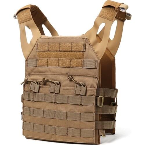 Military tactical vest molle 1000D Airsoft JPC Tactical Vest Simplefied Version (AOR1,CB,Green,MC)