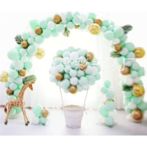 110PcsGreen Macaron metal balloon garland arched wedding birthday balloon decoration party balloons for kids baby shower