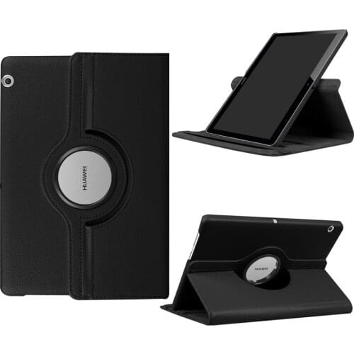 360 Rotating Case For Huawei MediaPad T3 10" AGS-W09 /L09 /L03 9.6 Stand Holder PU Tablet Cover Fo r Honor PlayPad 2 9.6 Shell