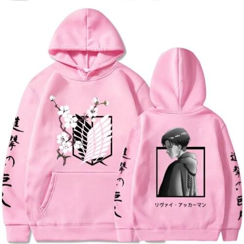 Shingeki No Kyojin Ackerman Japan Anime Hoodies Fashion Manga Attack On Titan Wings Of Liberty Harajuku Winter Casual Sweatshirt